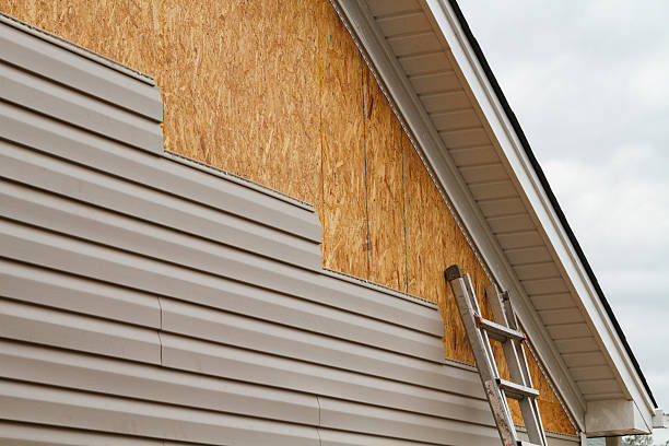 Professional Vinyl Siding technician working in Pinecliffe, CO